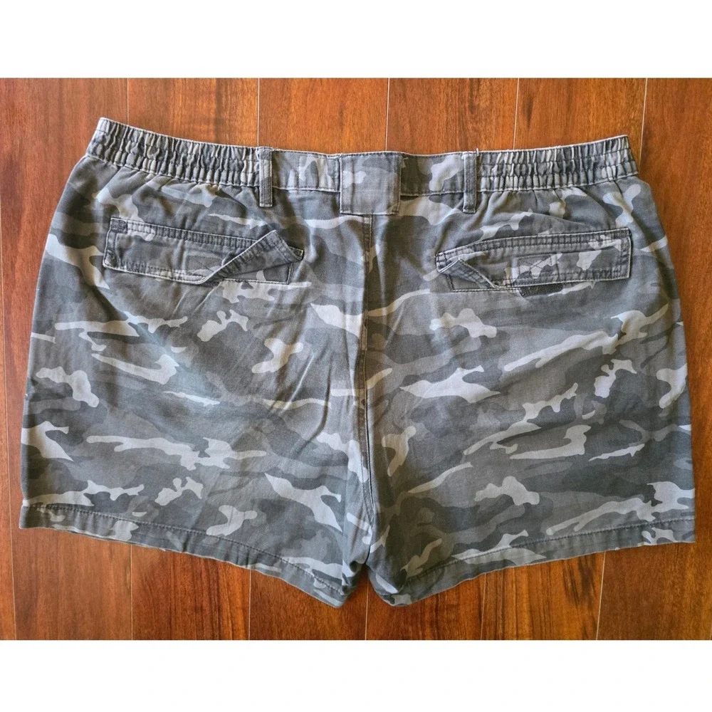 RedHead Brand Co Mens Camo Cargo Shorts Size 44 Grey Green Camouflage 2 Pack